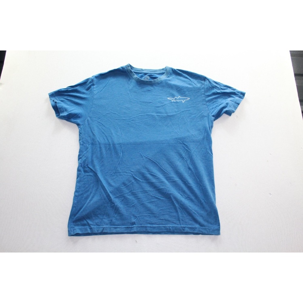 SD Trading Co San Mens Medium Blue Shirt Diego California Crew Neck Short Sleeve
